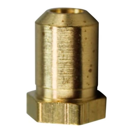 Allpoints Allpoints 26-1100 Brass Hood Orifice, No 40, 3/8"-27 Thread, 1/2" 261100